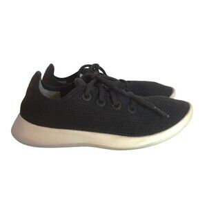 Allbirds Womens Wool Runner Sneakers Black Size 7